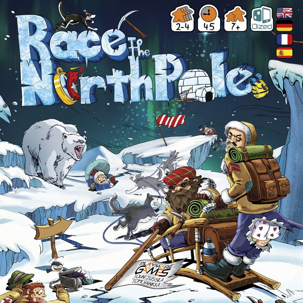 Race to the North Pole board game cover