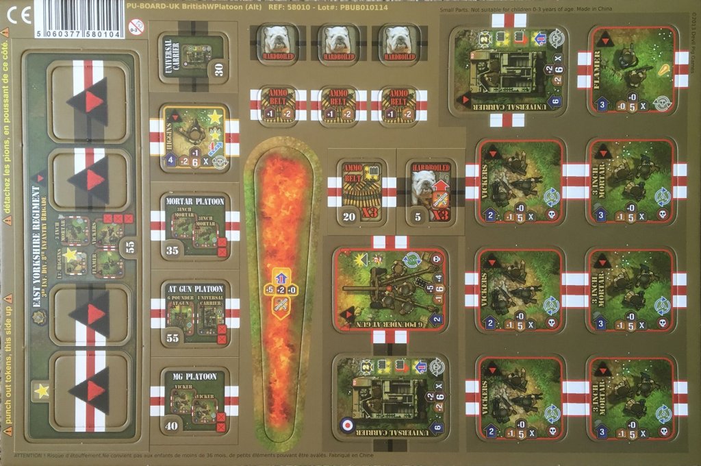 Heroes of Normandie: British Platoon board game cover