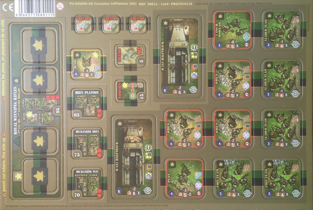 Heroes of Normandie: Canadian Platoon board game cover
