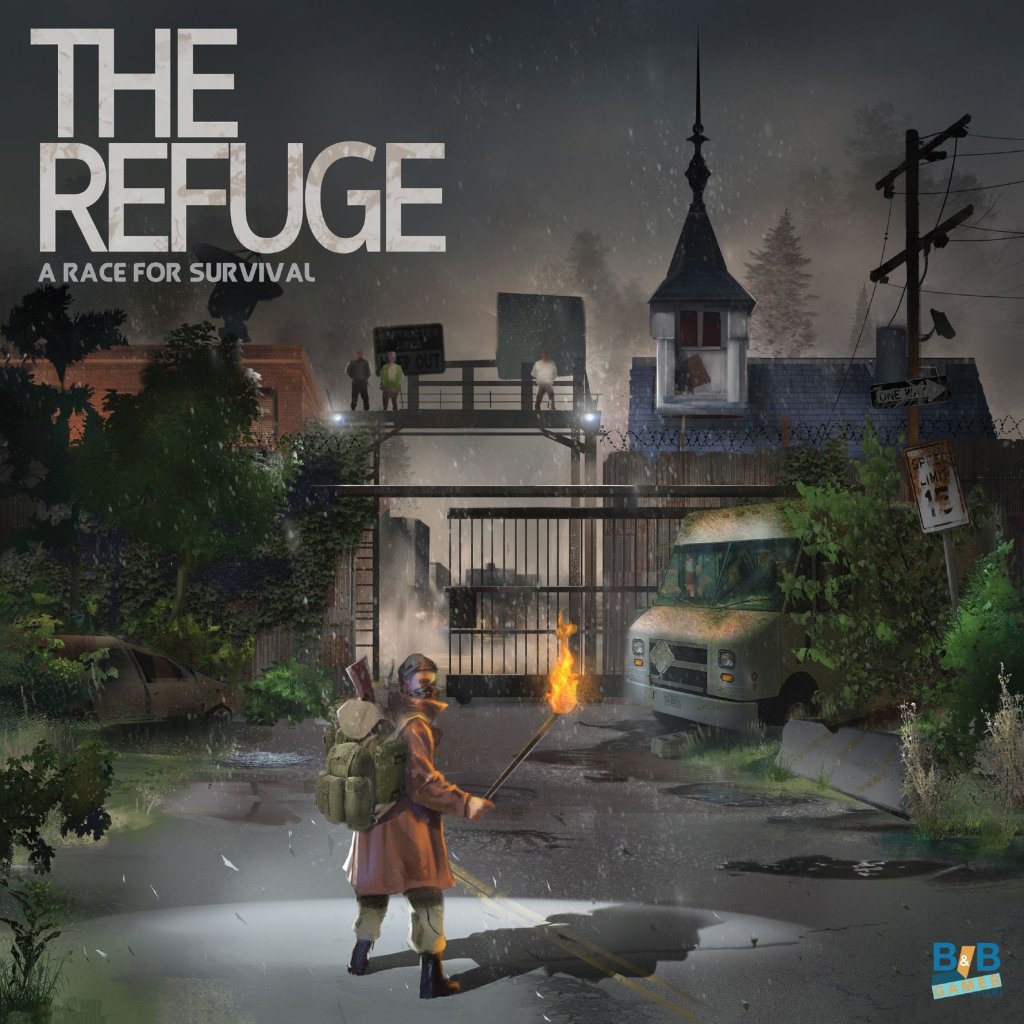 The Refuge: A Race for Survival board game cover