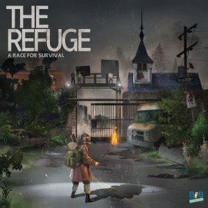 The Refuge: A Race for Survival board game cover