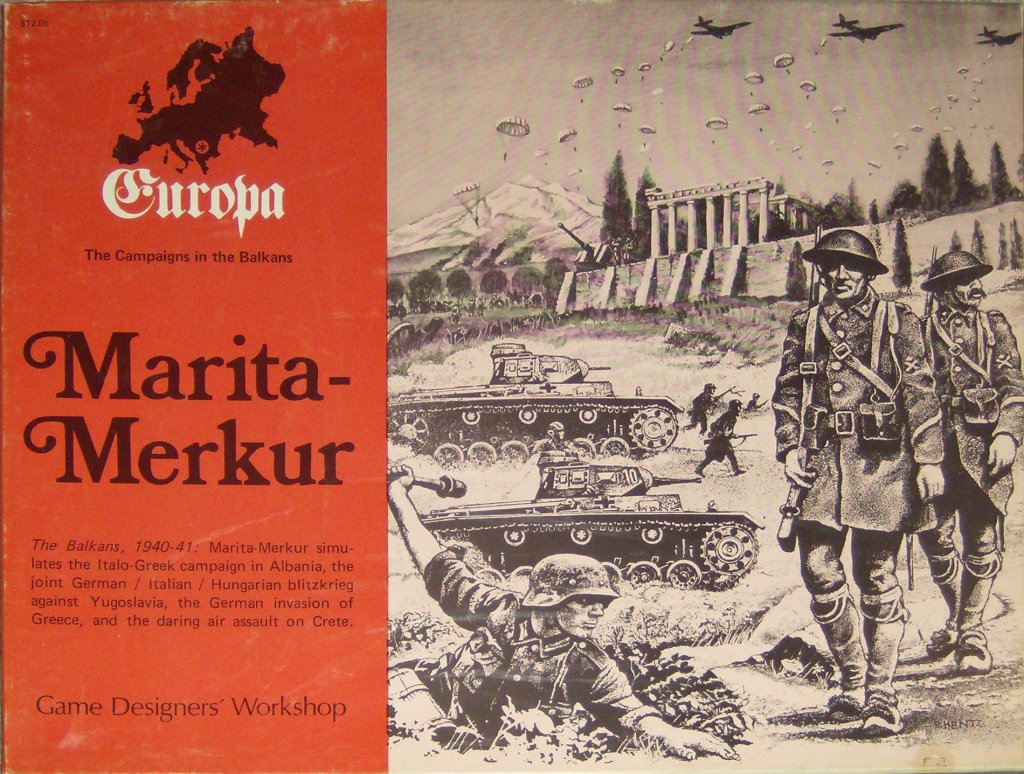 Marita-Merkur: The Campaign in the Balkans, 1940-41 board game cover