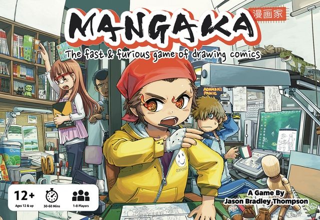 Mangaka: The Fast & Furious Game of Drawing Comics board game cover
