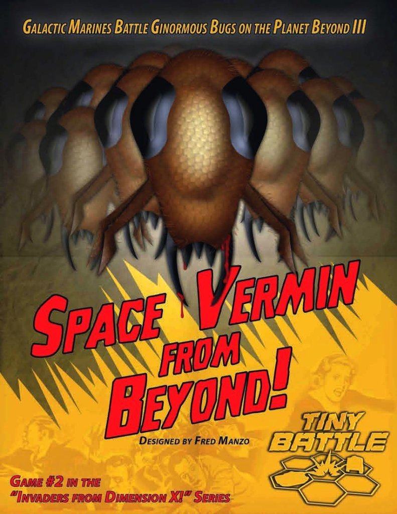 Space Vermin from Beyond! board game cover