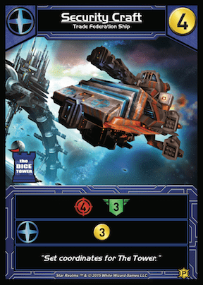 Star Realms: Security Craft Promo Card board game cover