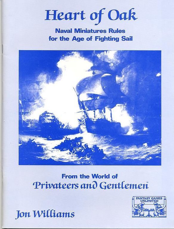 Heart of Oak: Naval Miniatures Rules for the Age of Fighting Sail board game cover