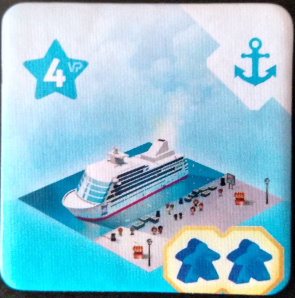 Quadropolis: The Cruise Ship board game cover