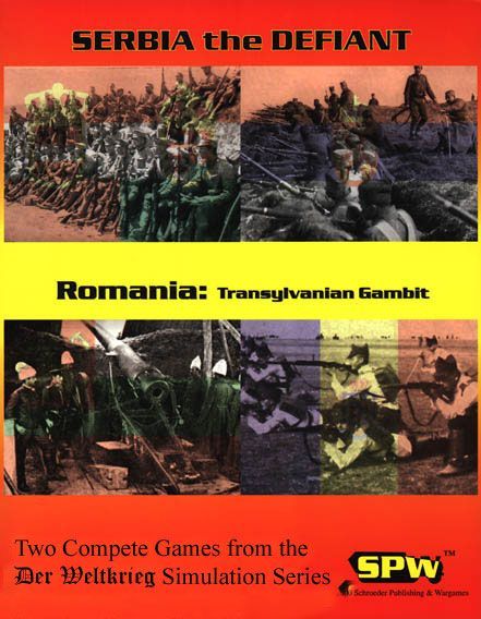 Serbia the Defiant / Romania: Transylvanian Gambit board game cover