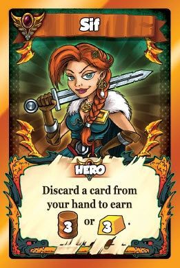 Vikings Gone Wild: Sif Promo Card board game cover