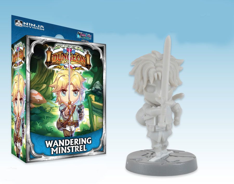 Super Dungeon Explore: Wandering Minstrel board game cover