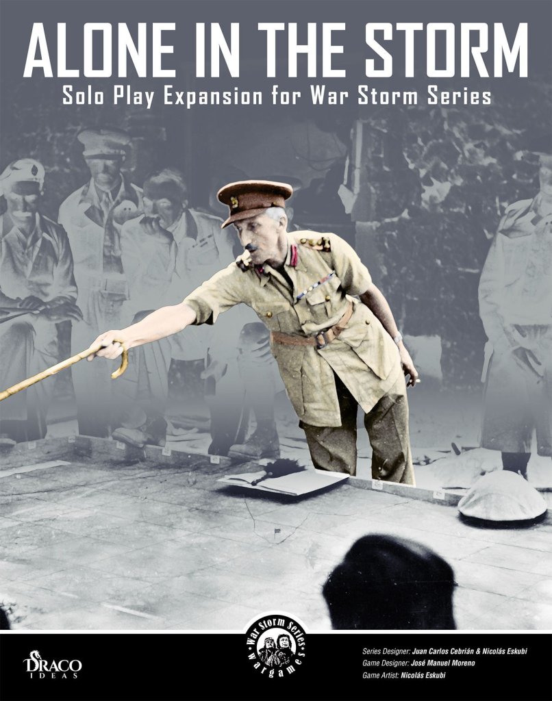 Alone in the Storm: Solo Play Expansion for War Storm Series board game cover