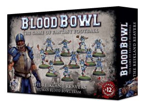 Blood Bowl (2016 edition): The Reikland Reavers – Human Blood Bowl Team board game cover