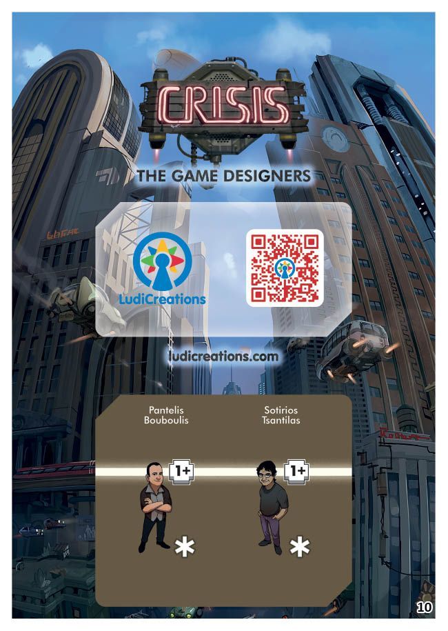 Crisis: The Game Designers board game cover