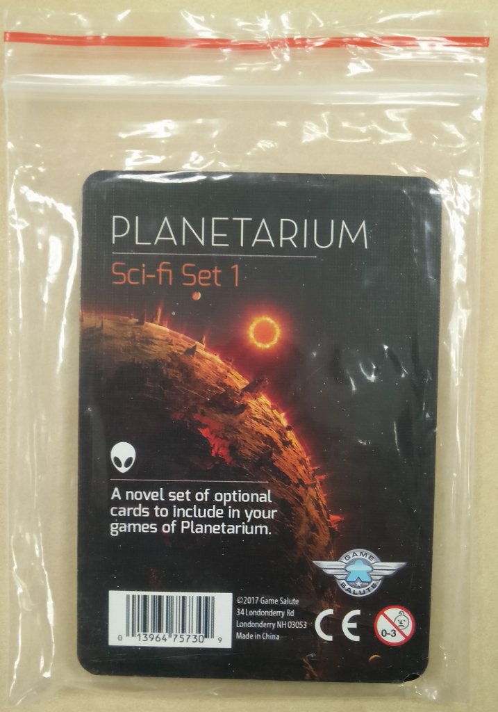Planetarium: Sci-Fi Set 1 board game cover