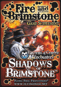 Shadows of Brimstone: Fire and Brimstone Game Supplement board game cover