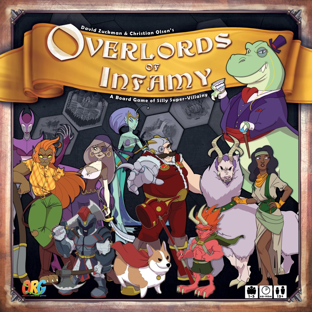 Overlords of Infamy board game cover