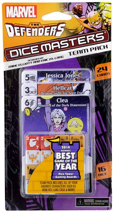 Marvel Dice Masters: The Defenders Team Pack board game cover