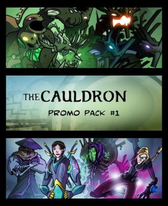 The Cauldron: Promo Pack #1 (fan expansion for Sentinels of the Multiverse) board game cover