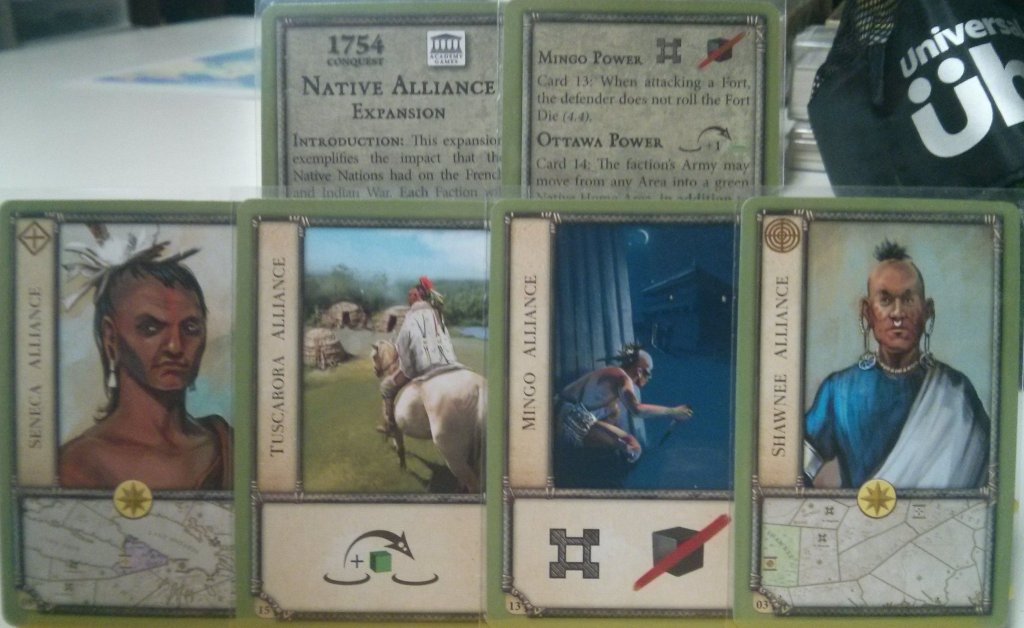 1754: Conquest – Native Alliance Expansion board game cover