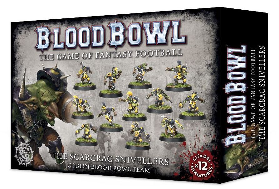 Blood Bowl (2016 Edition): The Scarcrag Snivellers – Goblin Blood Bowl Team board game cover