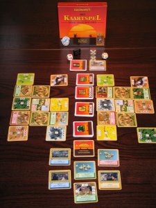 De Kolonisten van Catan: Het Kaartspel – Goud & Piraten board game cover