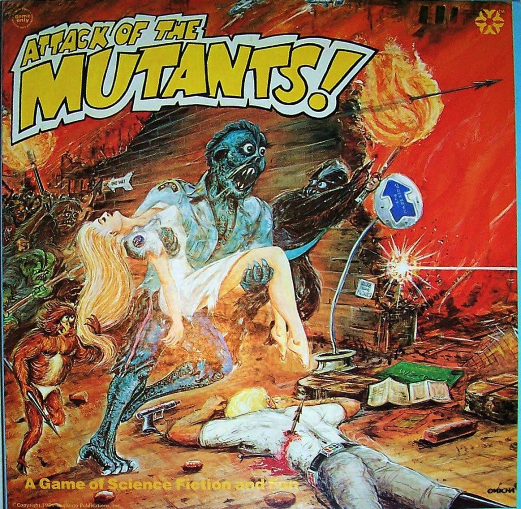 Attack of the Mutants! board game cover