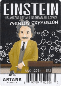 Einstein: His Amazing Life and Incomparable Science – The Genius Expansion board game cover