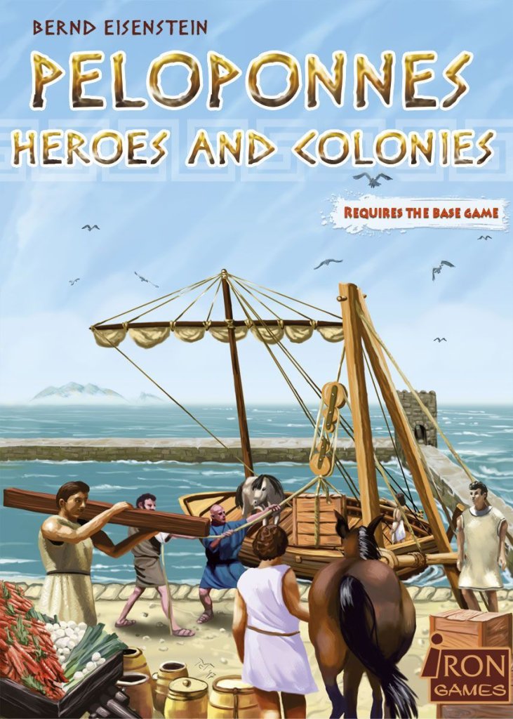 Peloponnes: Heroes and Colonies board game cover