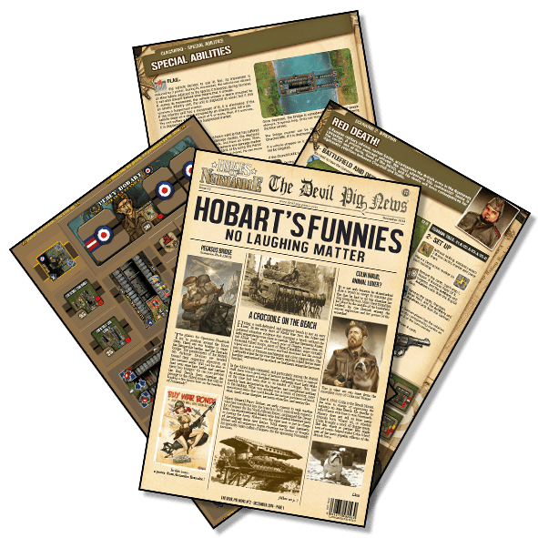 Heroes of Normandie: Gazette #2 board game cover