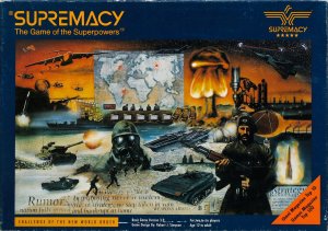 Supremacy: The Game of the Superpowers board game cover