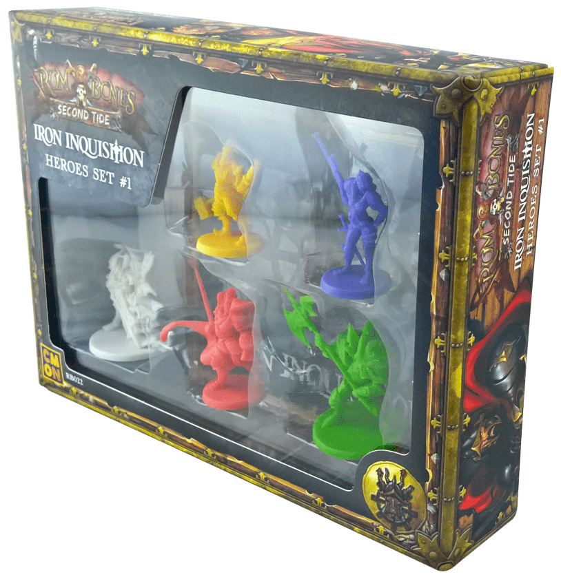 Rum & Bones: Second Tide – Iron Inquisition Heroes Set #1 board game cover