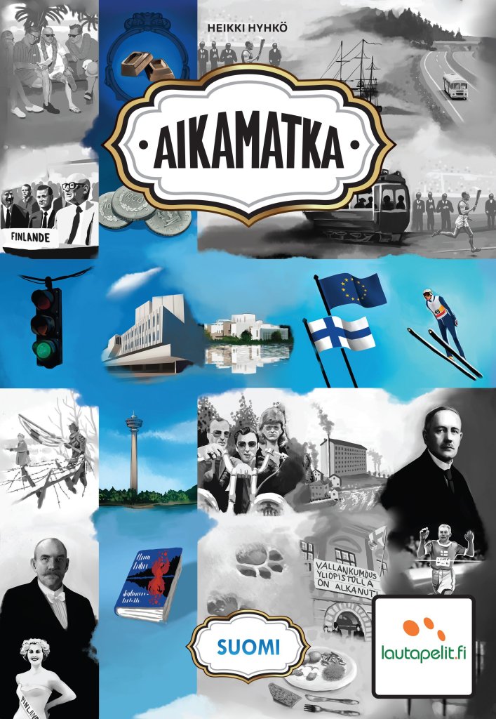 Aikamatka: Suomi board game cover