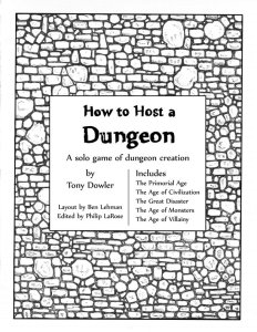 How to Host a Dungeon board game cover