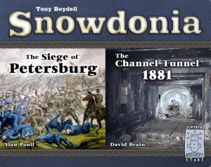 Snowdonia: The Siege of Petersburg / The Channel Tunnel 1881 board game cover