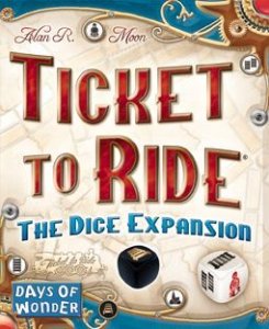 Ticket to Ride: The Dice Expansion board game cover