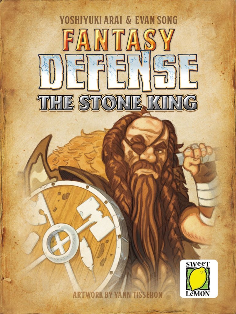 Fantasy Defense: The Stone King board game cover