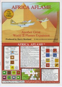 Africa Aflame board game cover
