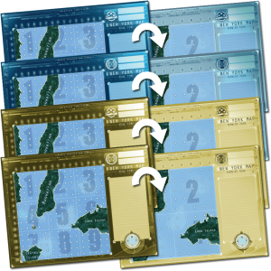 Captain Sonar: New York Map board game cover