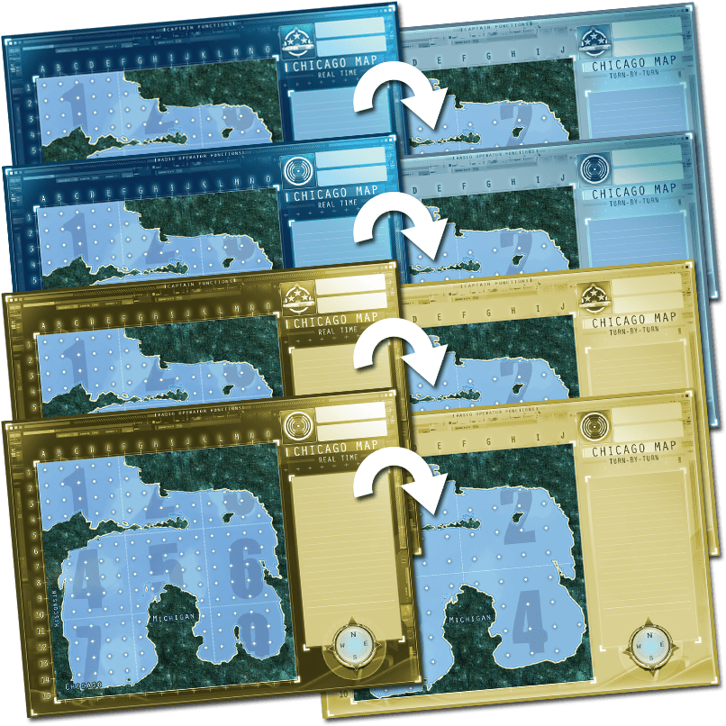 Captain Sonar: Chicago Map board game cover