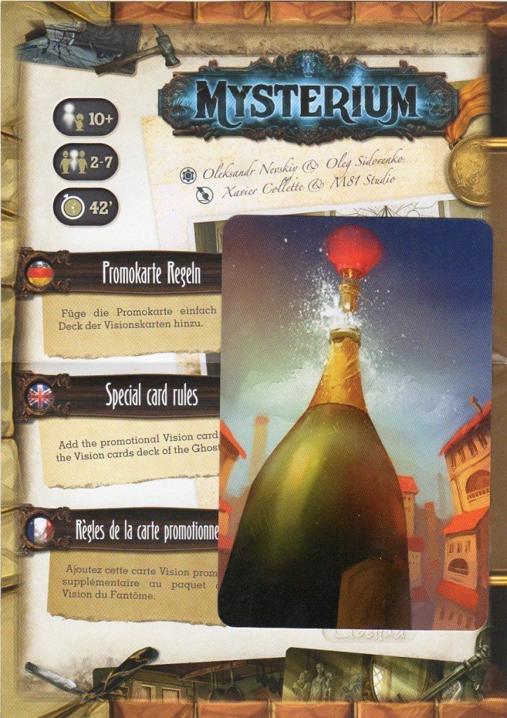 Mysterium: Brettspiel Adventskalender 2017 Promo board game cover