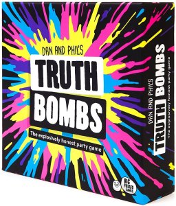 Dan and Phil’s Truth Bombs board game cover