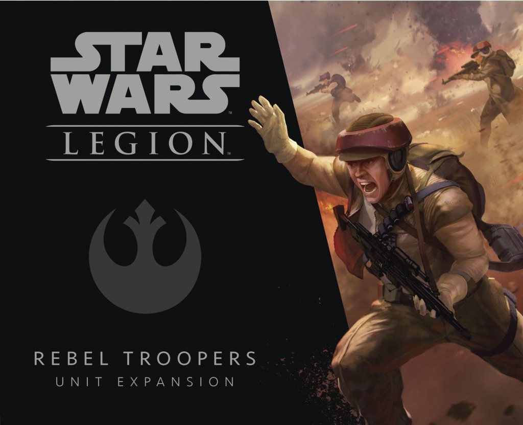 Star Wars: Legion – Rebel Troopers Unit Expansion board game cover