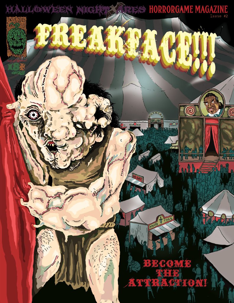 FREAKFACE!!! board game cover