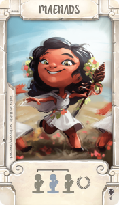 Santorini: Maenads Promo Card board game cover
