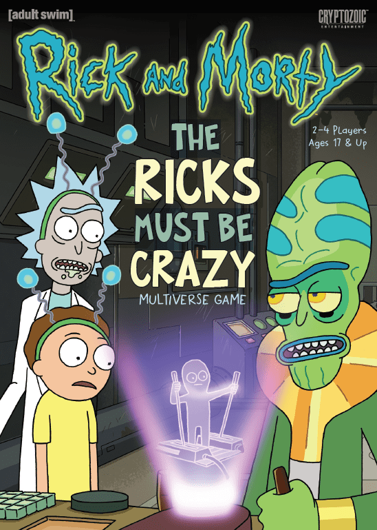 Rick and Morty: The Ricks Must Be Crazy Multiverse Game board game cover