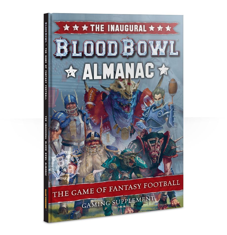 Blood Bowl (2016 Edition): The Inaugural Blood Bowl Almanac board game cover