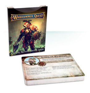 Warhammer Quest: Chaos Adversary Cards board game cover