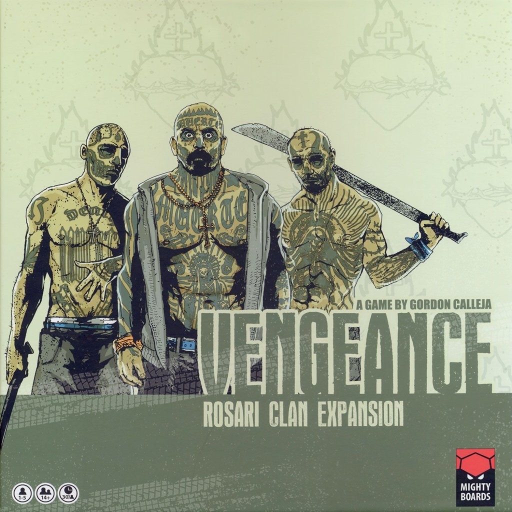 Vengeance: Rosari Clan Expansion board game cover