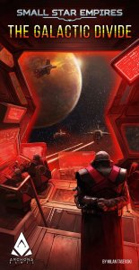 Small Star Empires: The Galactic Divide board game cover