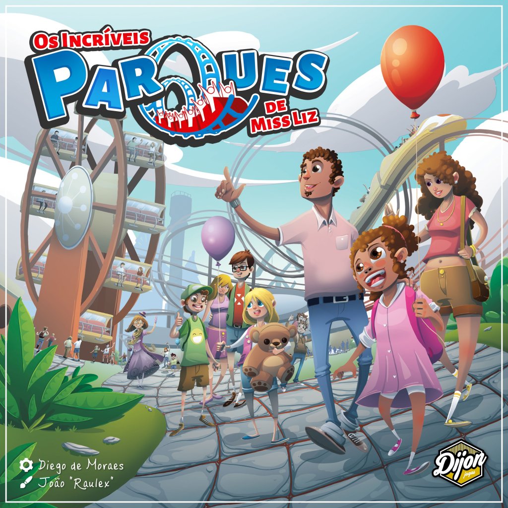 Os Incríveis Parques de Miss Liz board game cover